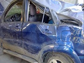 2004 TOYOTA RAV4 BLUE 2.4L AT,  AWD.  Z24848